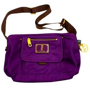 Juicy Couture Y2K bright purple crossbody in excellent vintage condition